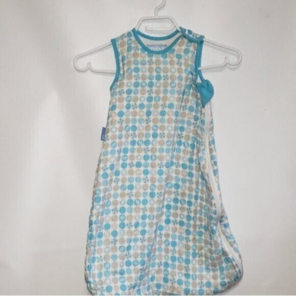 Grobag Cotton Baby Sleep Sack Unisex Size 0-6 Months Blue White Tan - Picture 2 of 13